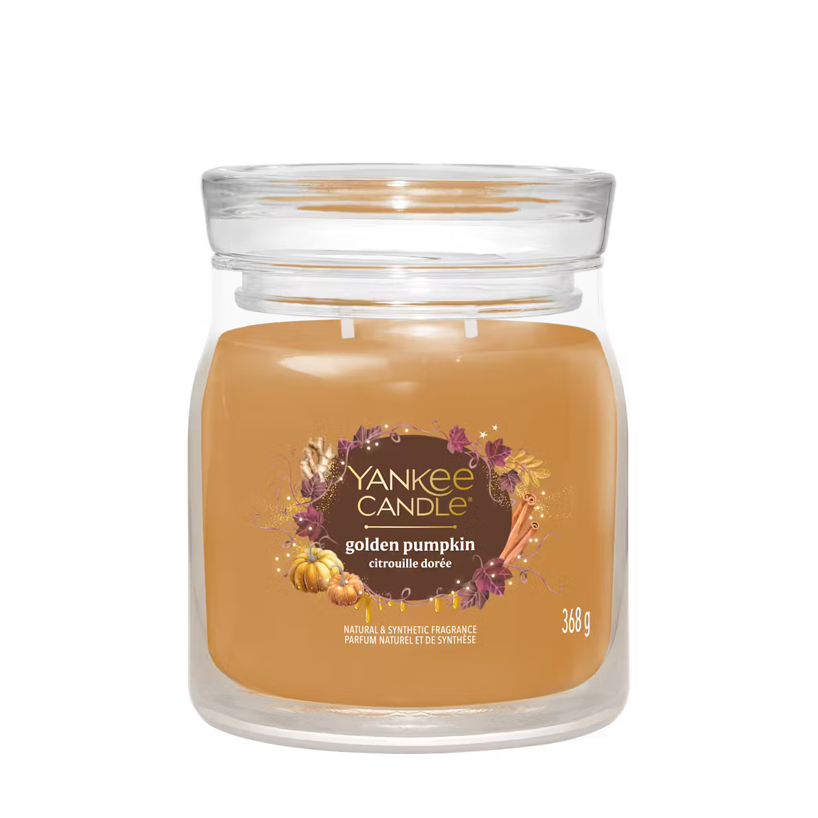 Yankee Candle Golden Pumpkin Medium Jar