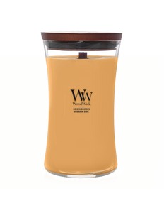 WoodWick Golden Bourbon Large Candle - Yankee Candle & WoodWick