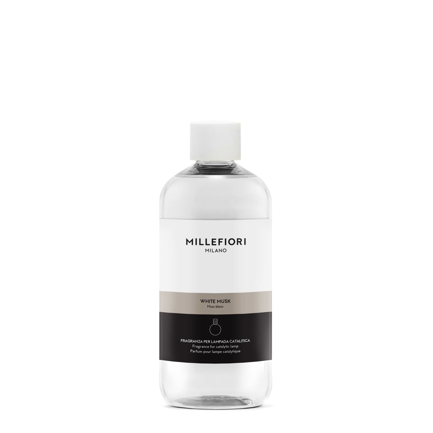 Millefori Milano Geurlamp Refill 500ml White Musk - Shop Hier