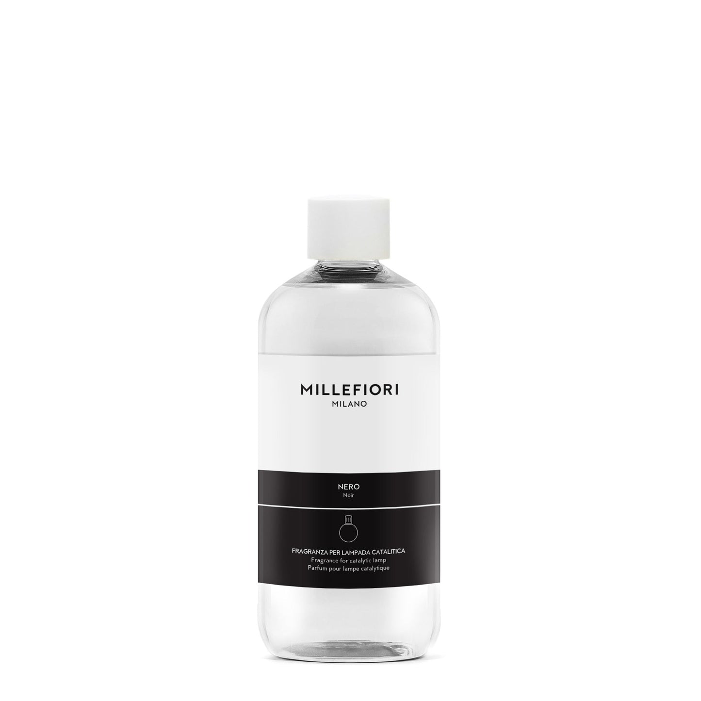 Millefori Milano Geurlamp Refill 500ml Nero - Shop Hier