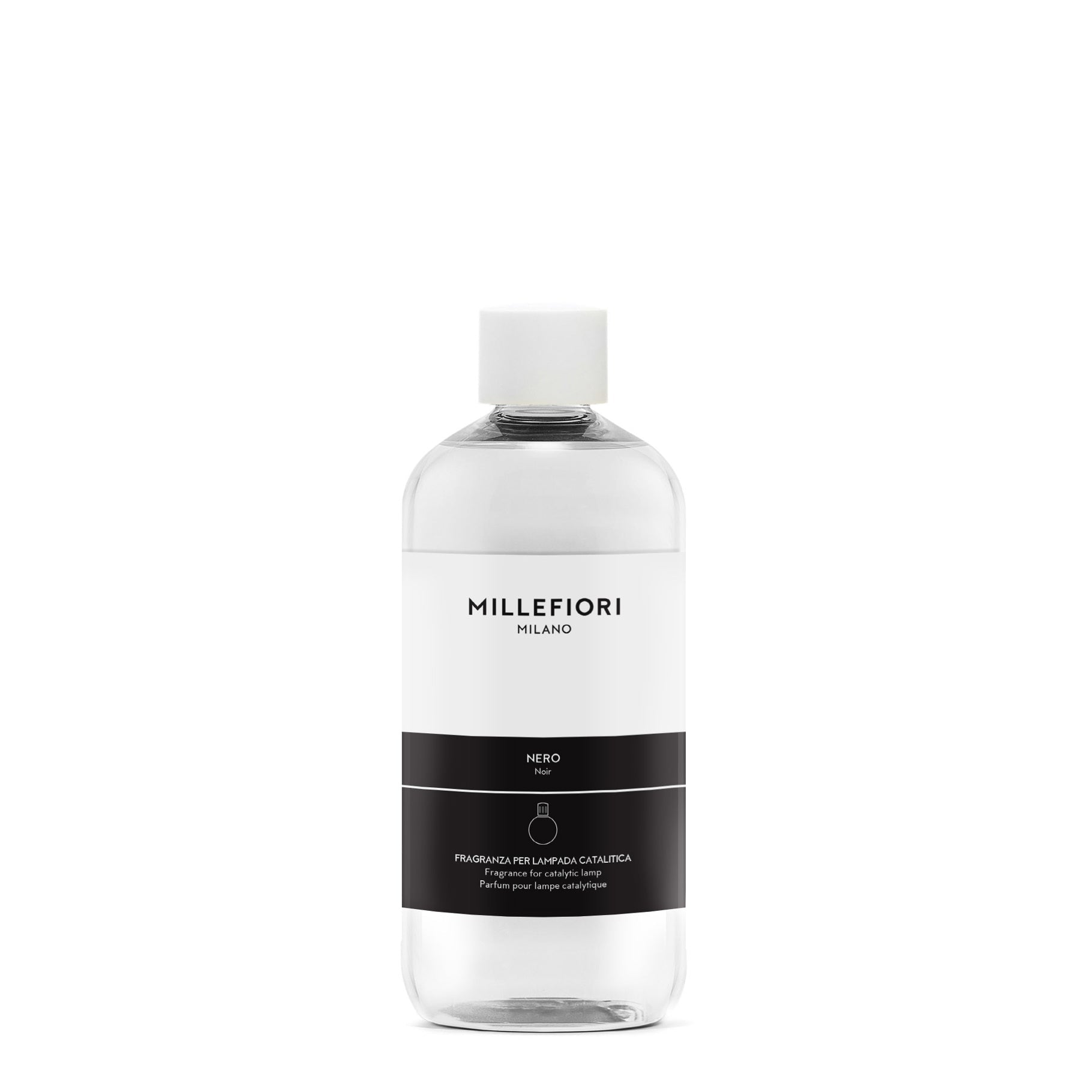 Millefori Milano Geurlamp Refill 500ml Nero - Shop Hier