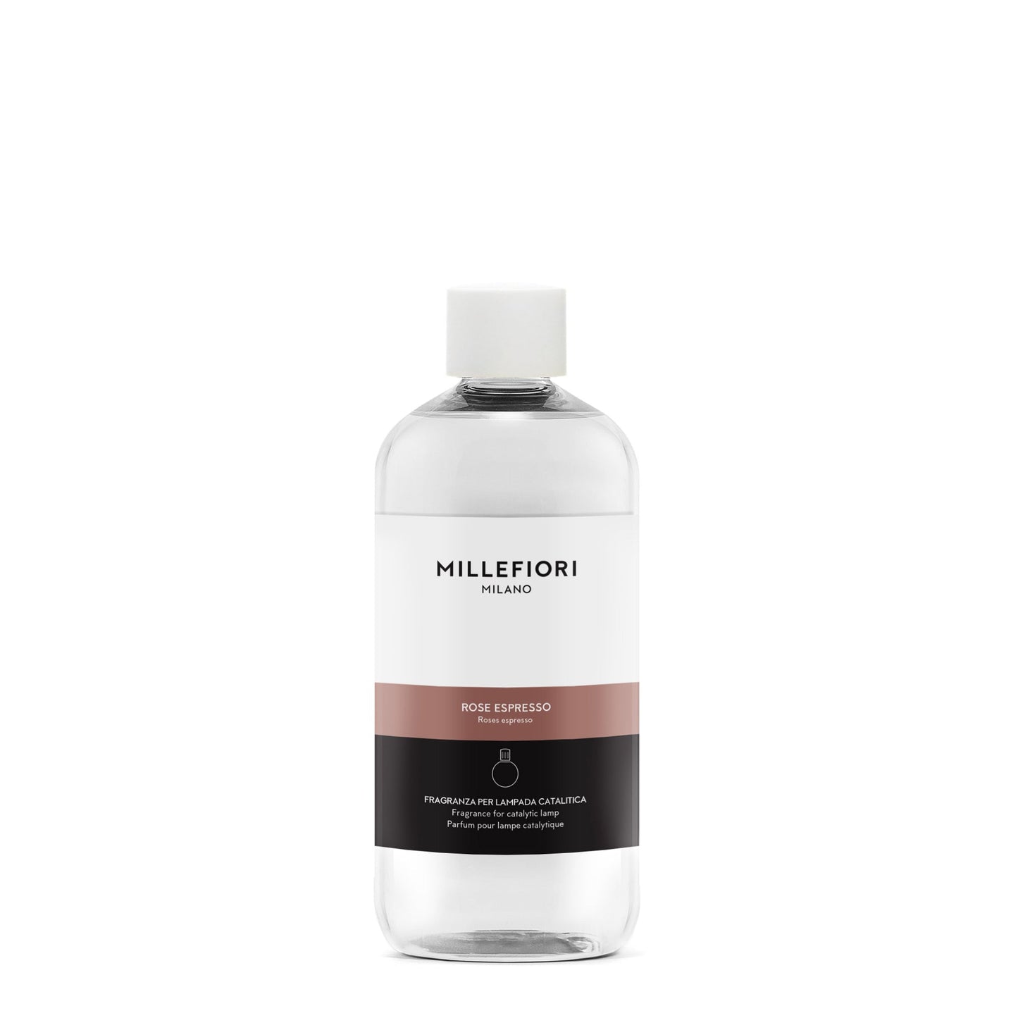 Millefori Milano Geurlamp Refill 500ml Rose Espresso - Shop Hier