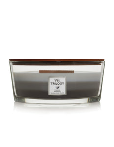 WoodWick Trilogy Warm Woods Ellipse Candle