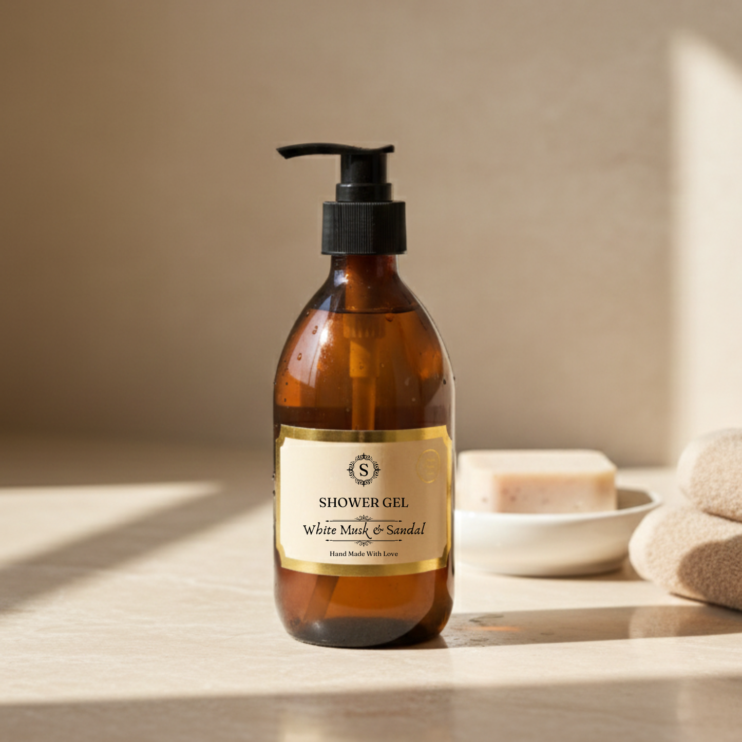 Scents & Soaps Shower Gel White Musk & Sandalwood 300ml