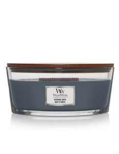 WoodWick Evening Onyx Ellipse Candle