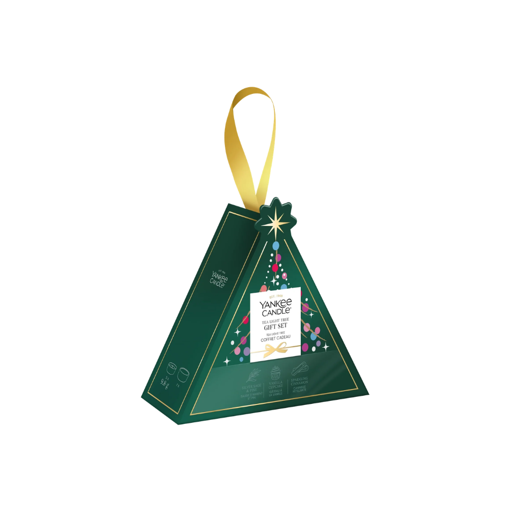 Yankee Candle - Gifted Moments - 3 Tealight 1 Holder - Kerst Cadeauset