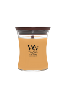 WoodWick Golden Bourbon Medium Candle - Yankee Candle & WoodWick