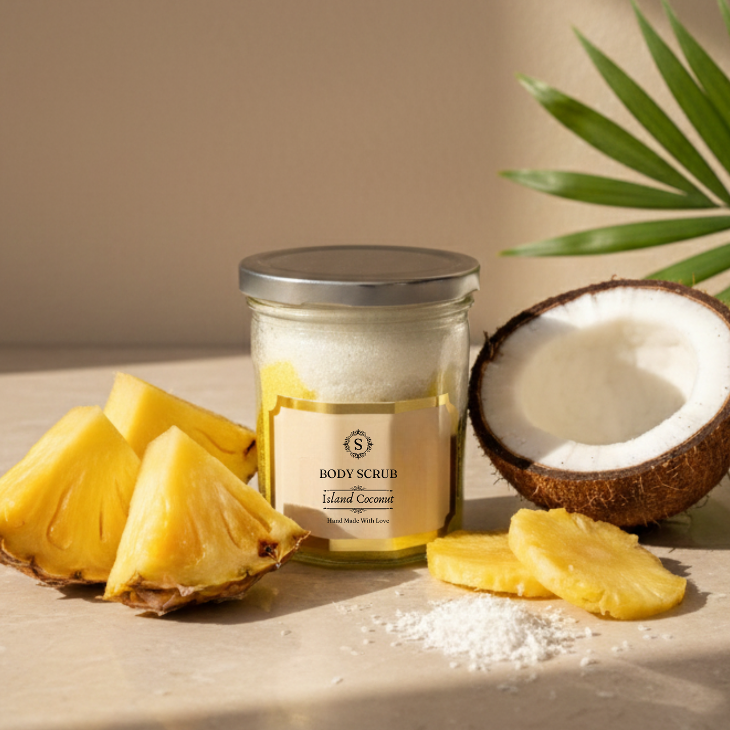 Scents & Soaps Body Scrub Pineapple Coconut 300g