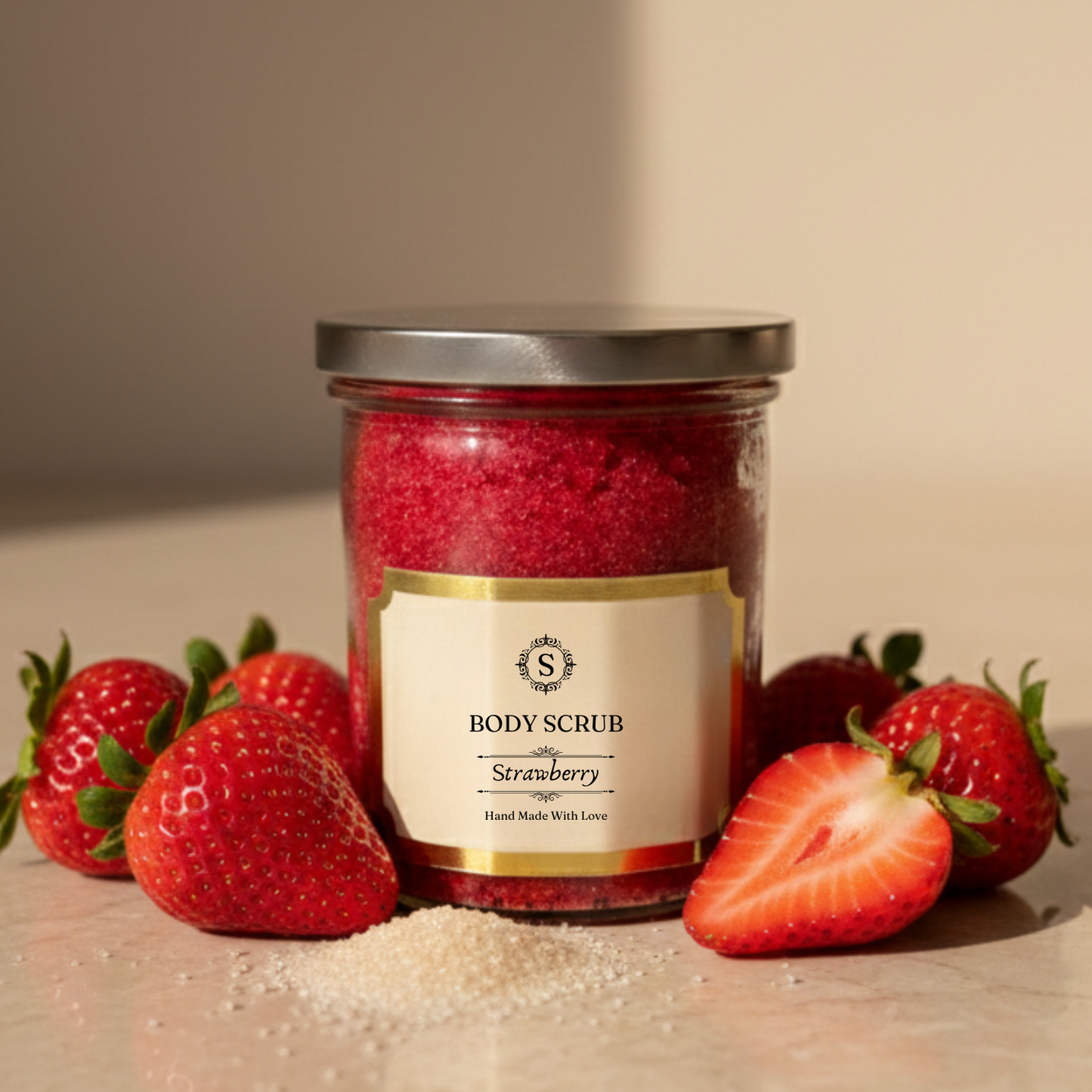 Scents & Soaps Body Scrub Strawberry 300g