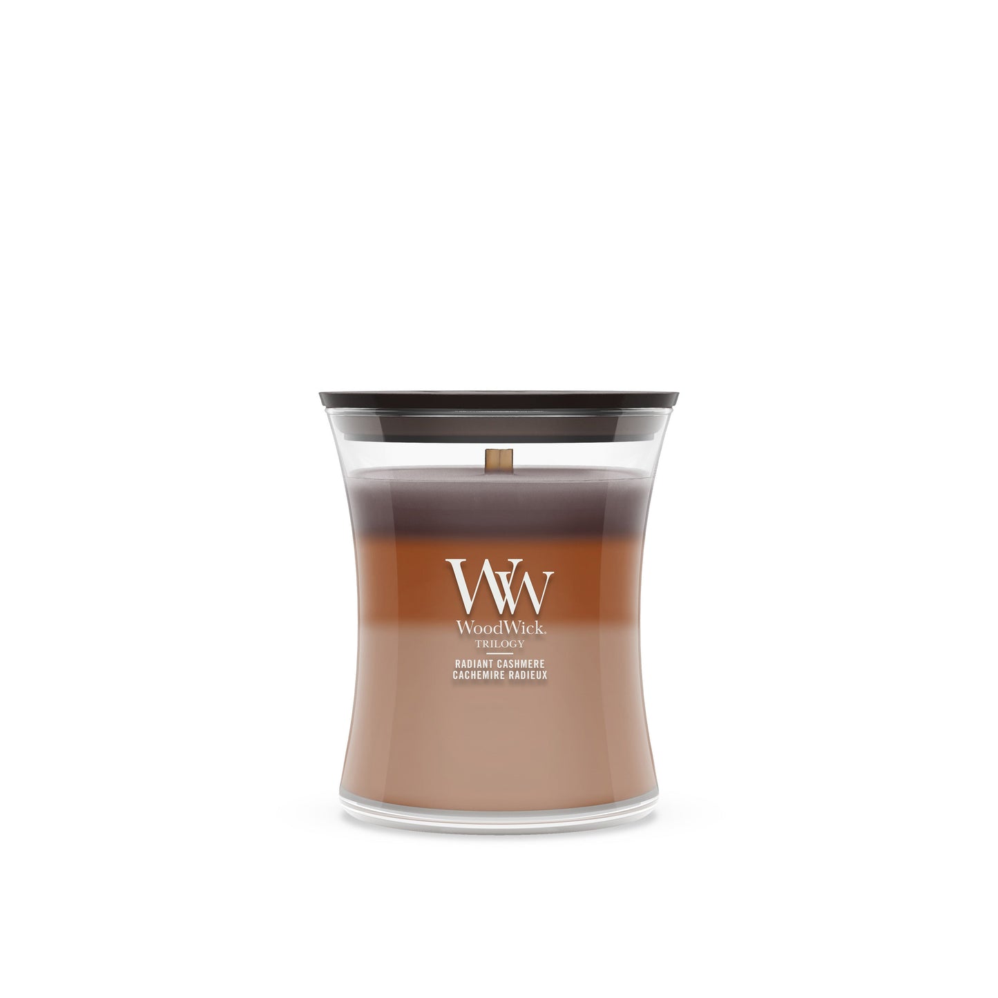 WoodWick Radiant Cashmere Medium Trilogy Candle