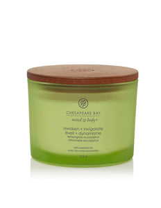 Chesapeake Bay Lemongrass Eucalyptus 3-Wick Candle