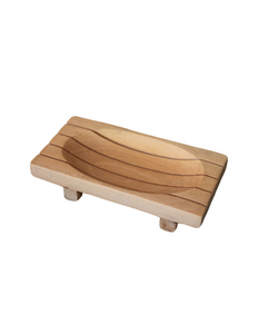 Scents & Soaps Soap Dish Wood Grid