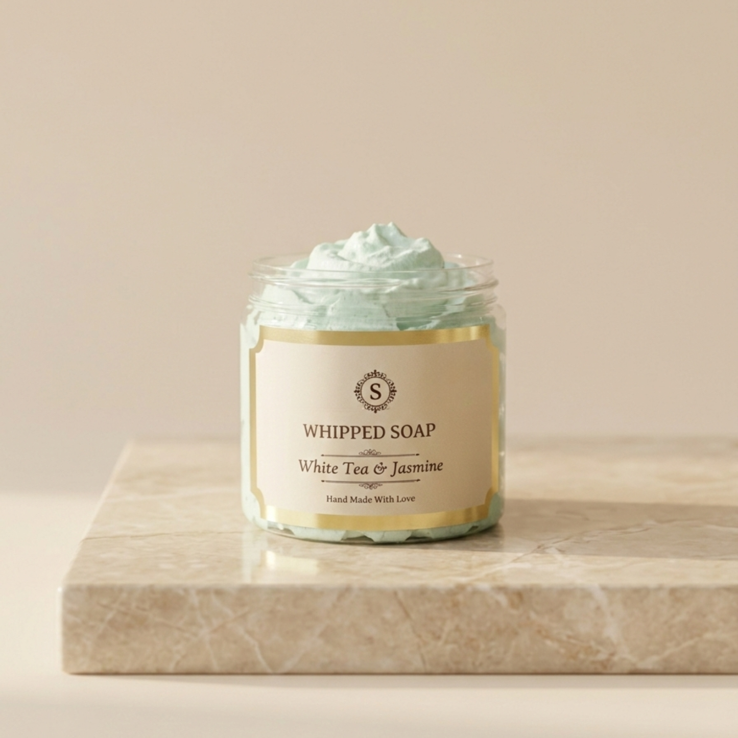 Scents & Soaps Whipped Soap White Tea & Jasmine 120g