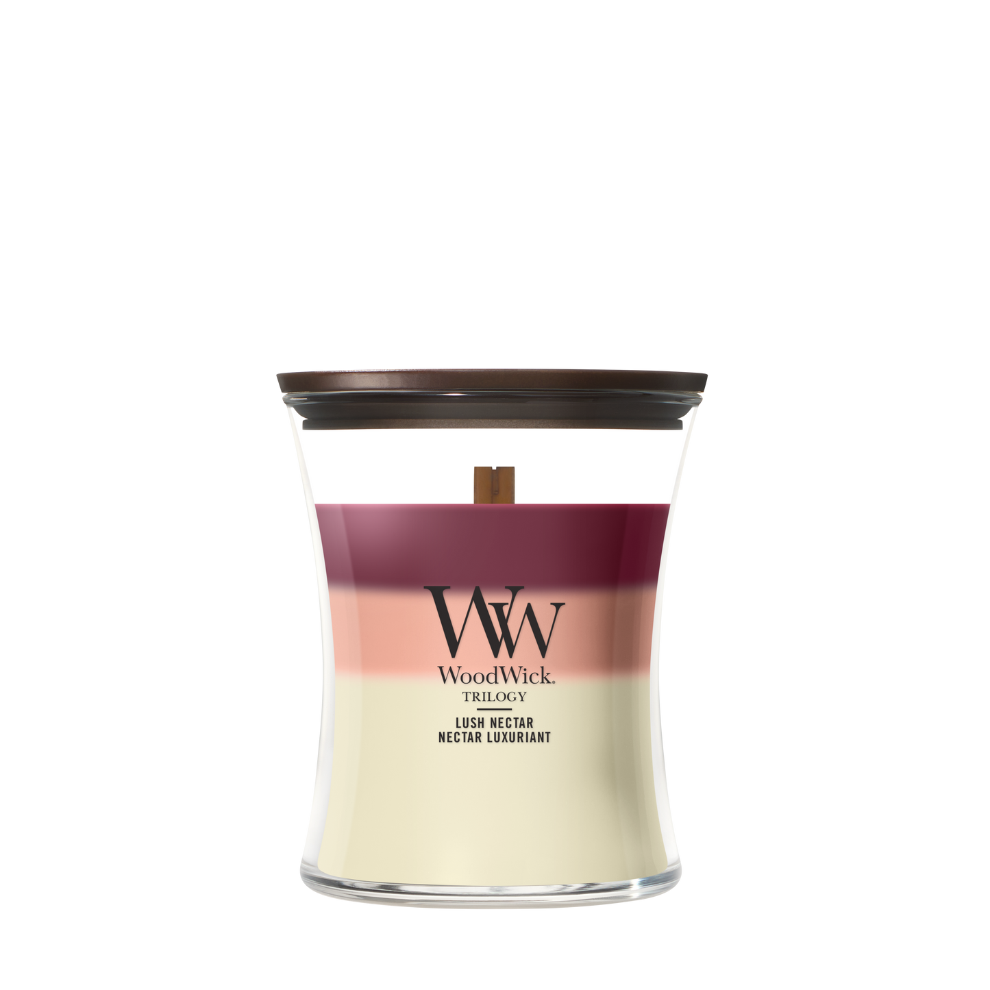 WoodWick Lush Nectar Medium Trilogy Candle