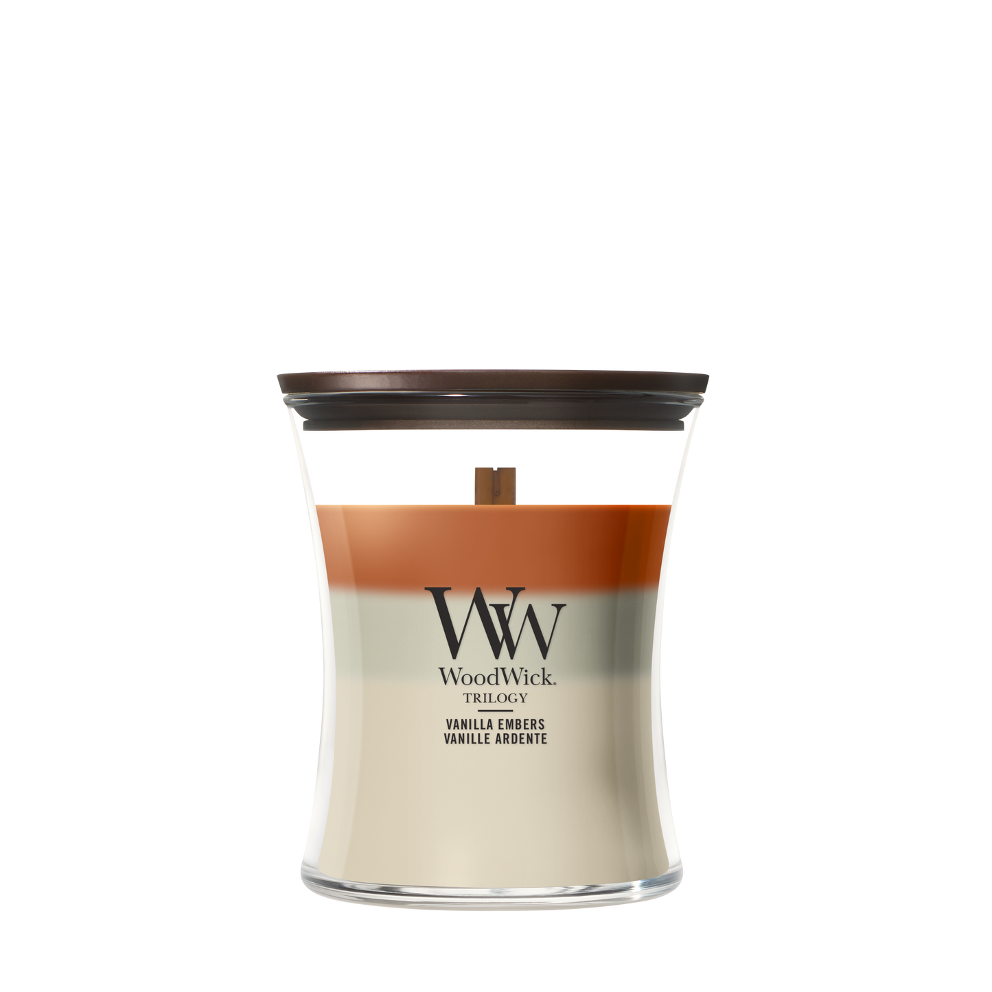 WoodWick Vanilla Embers Medium Trilogy Candle