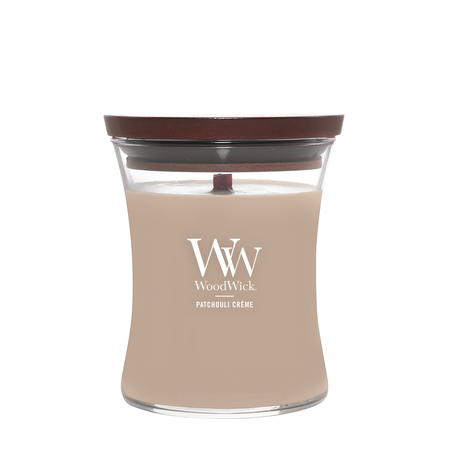 WoodWick Patchouli Crème Medium Candle - Yankee Candle & WoodWick