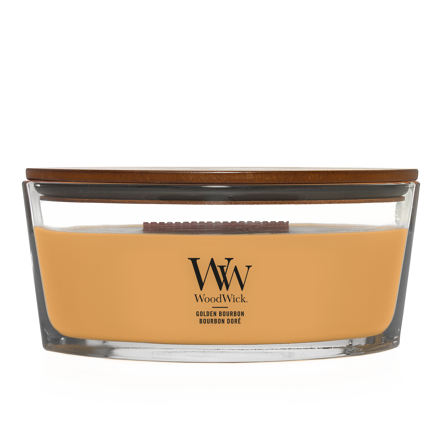 WoodWick Golden Bourbon Ellipse Candle - Yankee Candle & WoodWick