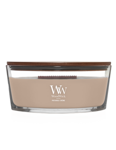WoodWick Patchouli Crème Ellipse Candle - Yankee Candle & WoodWick