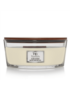 WoodWick Island Coconut Ellipse Candle