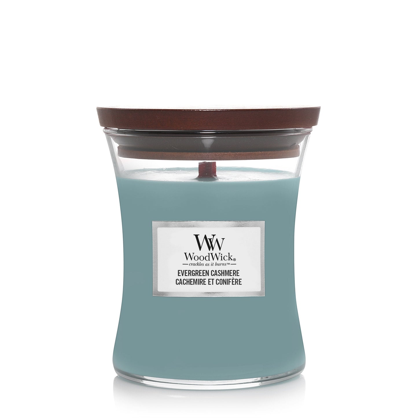 WoodWick Evergreen Cashmere Medium Candle bestellen