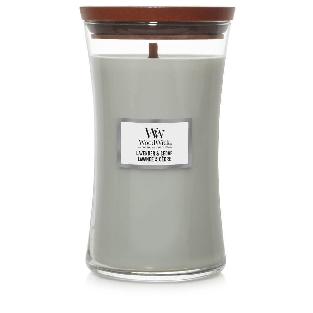 WoodWick Lavender & Cedar Large Candle