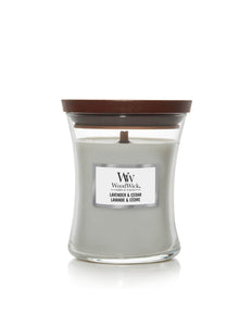 WoodWick Lavender & Cedar Medium Candle