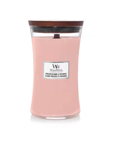 WoodWick Pressed Blooms & Patchouli Large Candle