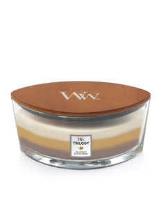 WoodWick Trilogy Café Sweets Ellipse Candle