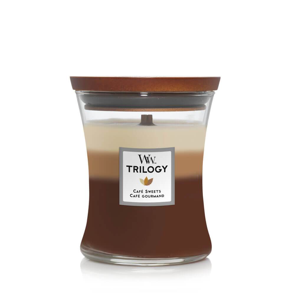 WoodWick Trilogy Café Sweets Medium Candle