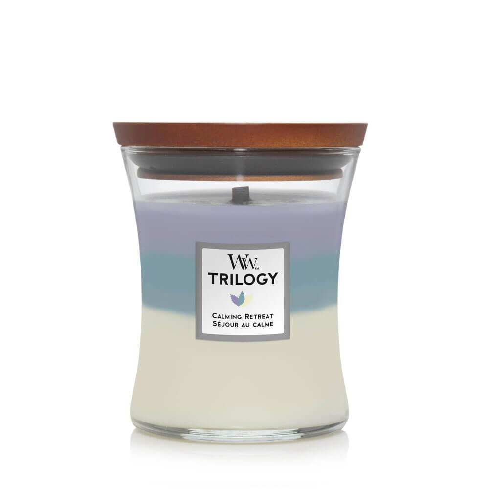 WoodWick Trilogy Calming Retreat Medium Candle bestellen