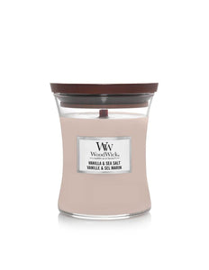 WoodWick Vanilla & Sea Salt Medium Candle