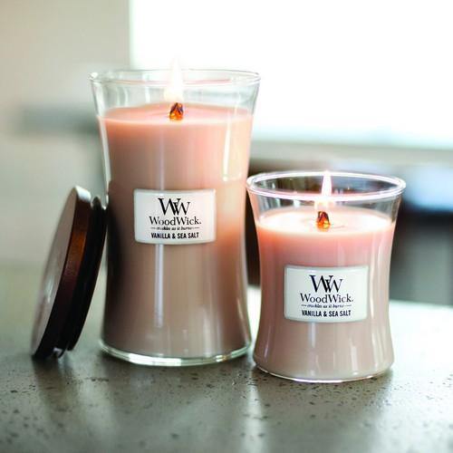 WoodWick Vanilla & Sea Salt Medium Candle