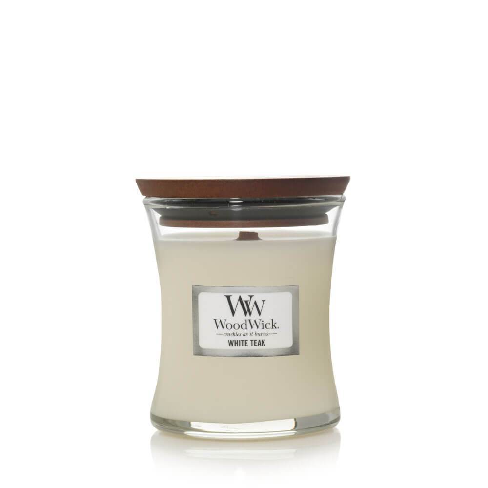 WoodWick White Teak Mini Candle bestellen