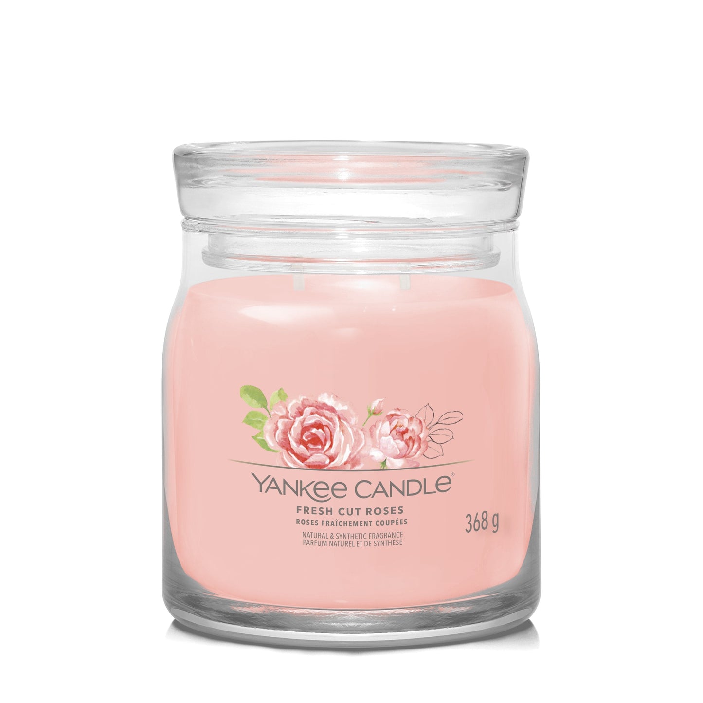 Yankee Candle Fresh Cut Roses Medium Jar