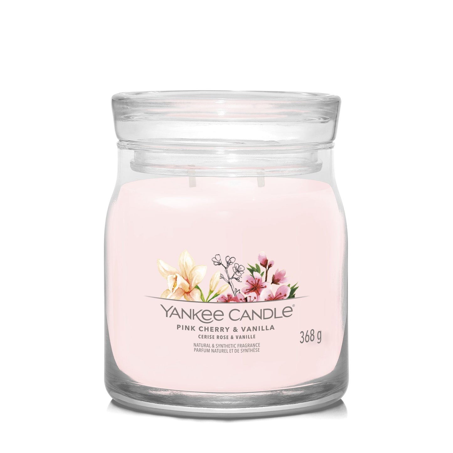 Yankee Candle Pink Cherry & Vanilla Medium Jar