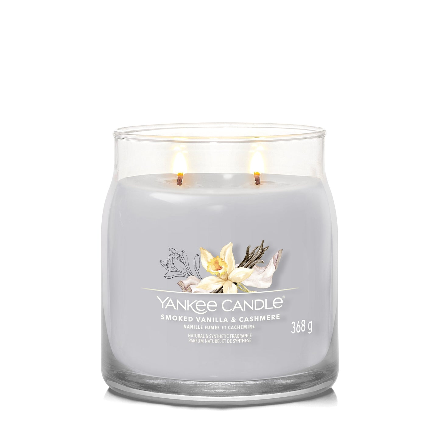 Yankee Candle Smoked Vanilla & Cashmere Medium Jar