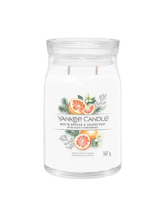 Yankee Candle White Spruce & Grapefruit Large Jar