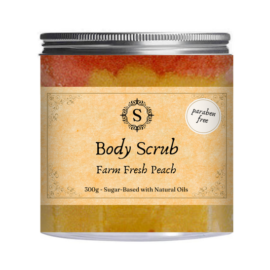 Scents & Soaps Body Scrub Farm Fresh Peach 300g - Scents & Soaps