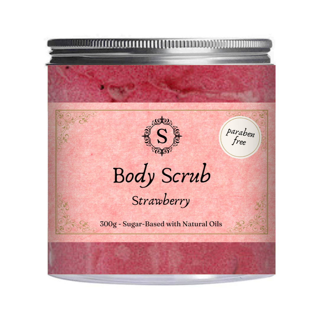 Scents & Soaps Body Scrub Strawberry 300g - Scents & Soaps