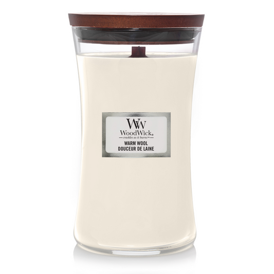 WoodWick Warm Wool Large Candle