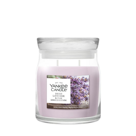 Yankee Candle Dried Lavender & Oak Medium Jar