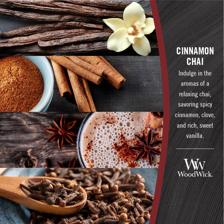 WoodWick Cinnamon Chai Ellipse Candle