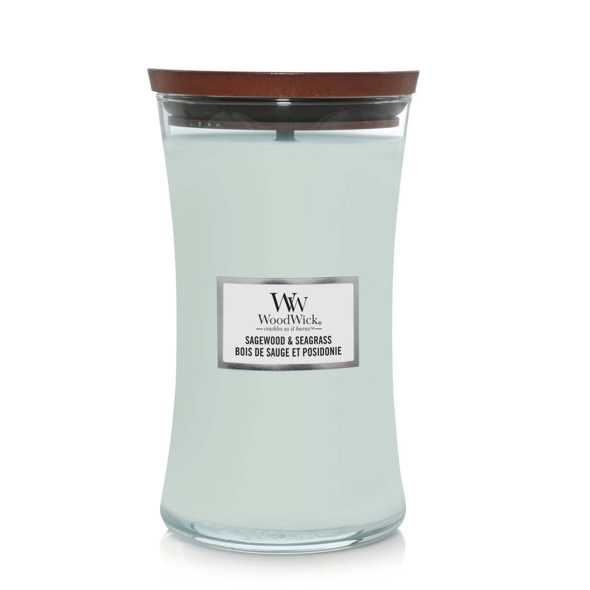 WoodWick Sagewood & Seagrass Large Candle