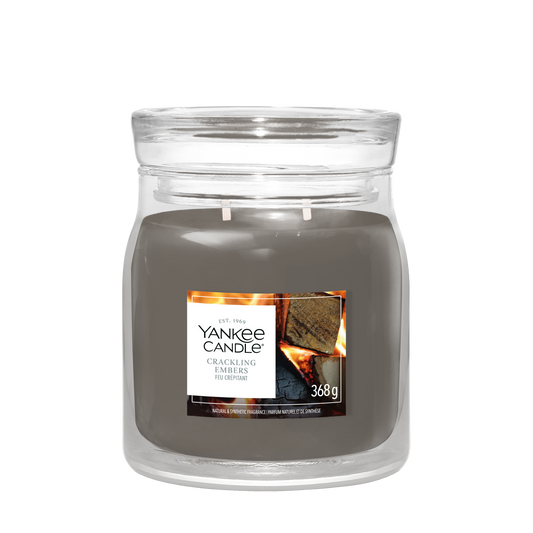 Yankee Candle Crackling Embers Medium Jar