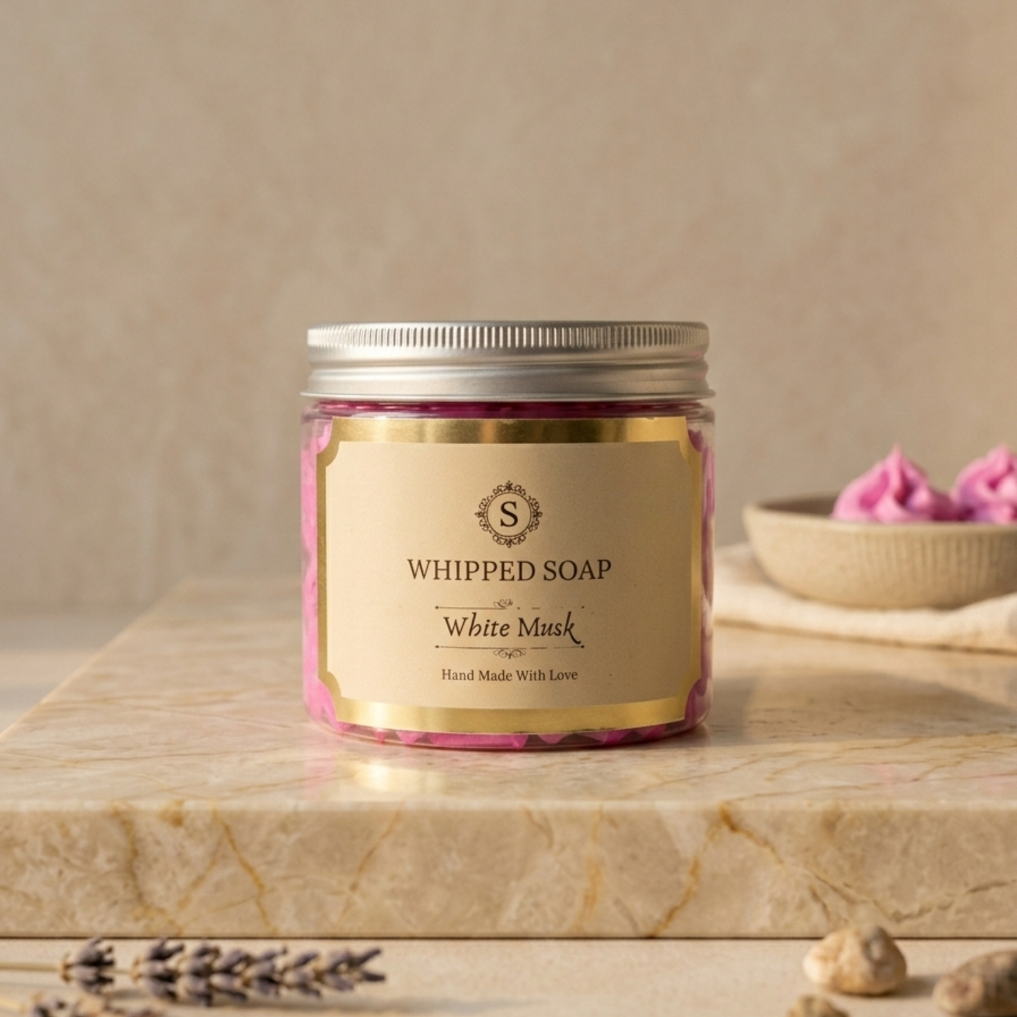 Scents & Soaps Whipped Soap White Musk 120g