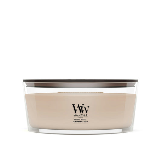WoodWick Crystal Ginger Ellipse Candle