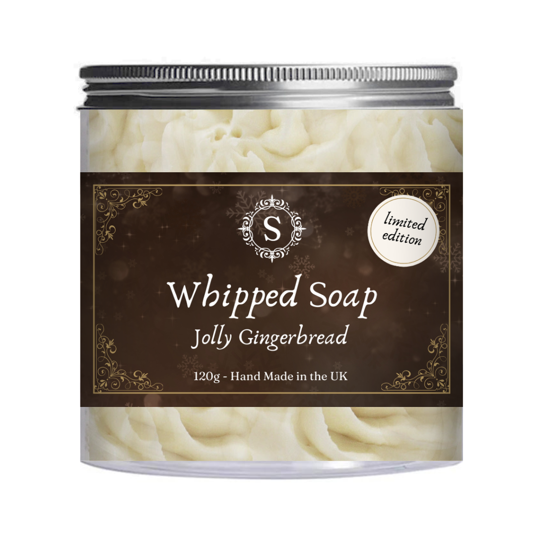 Scents & Soaps Whipped Soap Jolly Gingerbread Limited Edition 120g