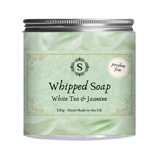 Scents & Soaps Whipped Soap White Tea & Jasmine 120g - Scents & Soaps