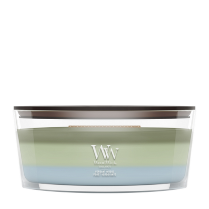 WoodWick Verdant Woods Ellipse Trilogy Candle