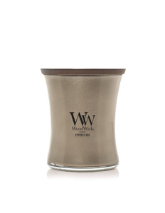 WoodWick Precious Metals Cypress Ore Medium Candle